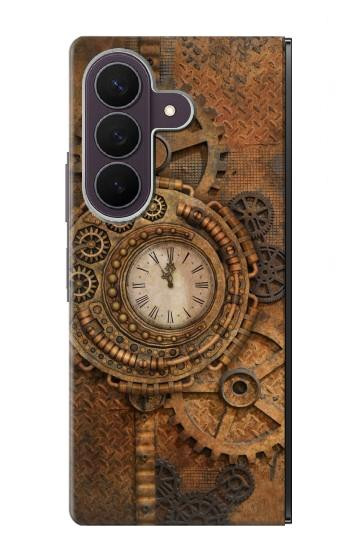 S3401 Clock Gear Steampunk Case For Samsung Galaxy Z Fold 8 Ultra