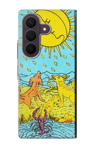 S3435 Tarot Card Moon Case For Samsung Galaxy Z Fold 8 Ultra