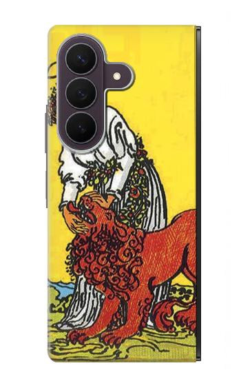 S3458 Strength Tarot Card Case For Samsung Galaxy Z Fold 8 Ultra