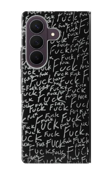 S3478 Funny Words Blackboard Case For Samsung Galaxy Z Fold 8 Ultra