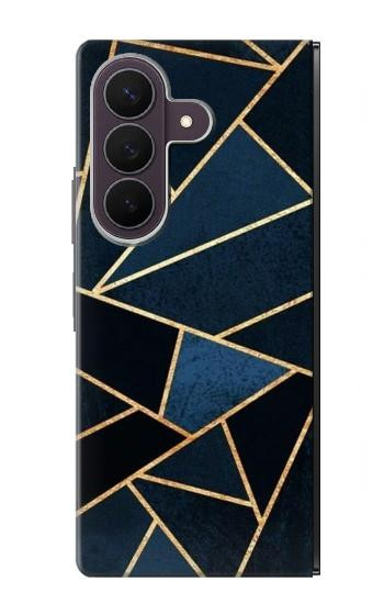 S3479 Navy Blue Graphic Art Case For Samsung Galaxy Z Fold 8 Ultra