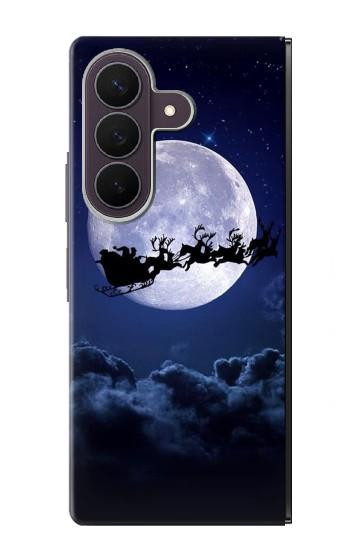 S3508 Xmas Santa Moon Case For Samsung Galaxy Z Fold 8 Ultra