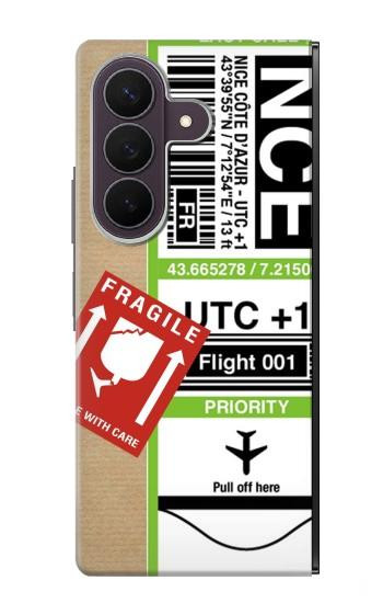 S3543 Luggage Tag Art Case For Samsung Galaxy Z Fold 8 Ultra