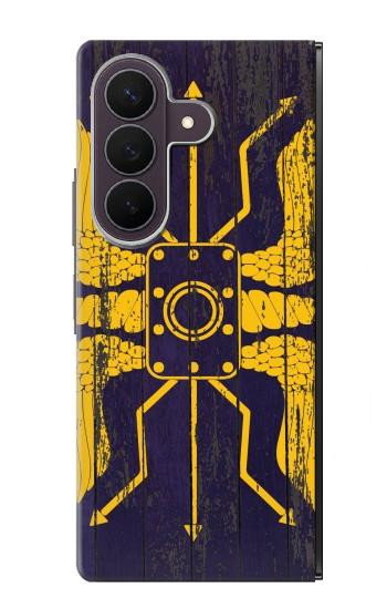 S3546 Roman Shield Blue Case For Samsung Galaxy Z Fold 8 Ultra