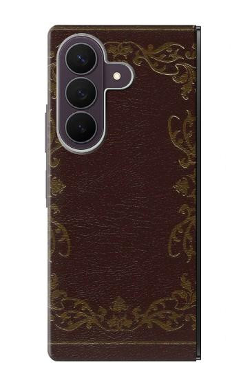 S3553 Vintage Book Cover Case For Samsung Galaxy Z Fold 8 Ultra