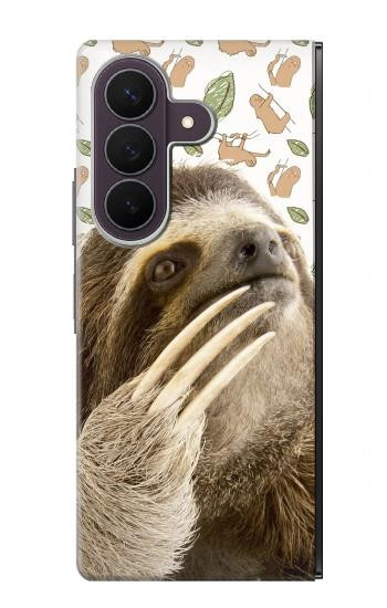 S3559 Sloth Pattern Case For Samsung Galaxy Z Fold 8 Ultra