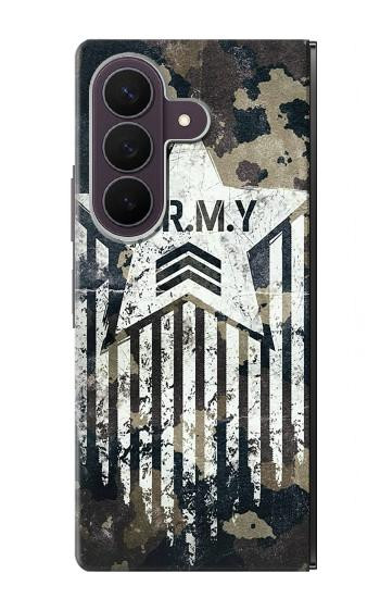 S3666 Army Camo Camouflage Case For Samsung Galaxy Z Fold 8 Ultra