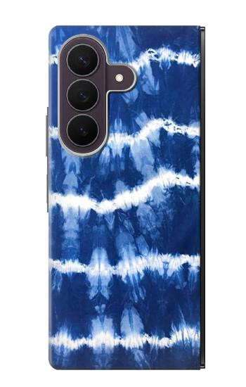 S3671 Blue Tie Dye Case For Samsung Galaxy Z Fold 8 Ultra