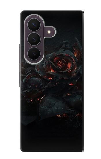 S3672 Burned Rose Case For Samsung Galaxy Z Fold 8 Ultra