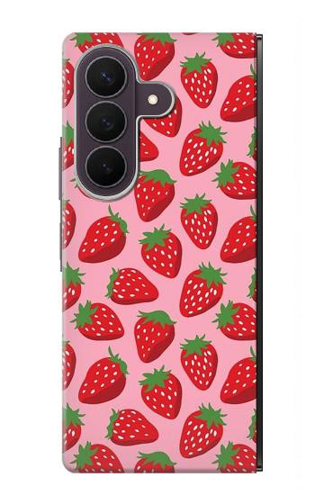 S3719 Strawberry Pattern Case For Samsung Galaxy Z Fold 8 Ultra