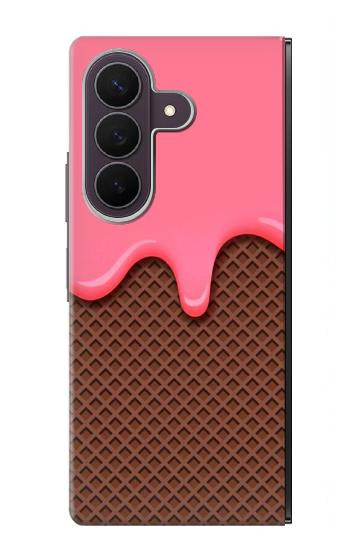 S3754 Strawberry Ice Cream Cone Case For Samsung Galaxy Z Fold 8 Ultra