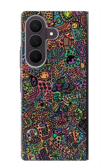 S3815 Psychedelic Art Case For Samsung Galaxy Z Fold 8 Ultra