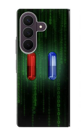 S3816 Red Pill Blue Pill Capsule Case For Samsung Galaxy Z Fold 8 Ultra