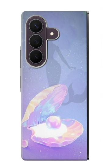 S3823 Beauty Pearl Mermaid Case For Samsung Galaxy Z Fold 8 Ultra