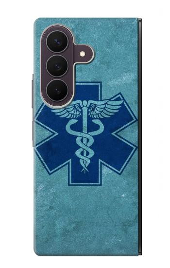S3824 Caduceus Medical Symbol Case For Samsung Galaxy Z Fold 8 Ultra