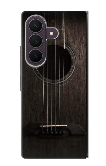 S3834 Old Woods Black Guitar Case For Samsung Galaxy Z Fold 8 Ultra
