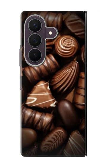 S3840 Dark Chocolate Milk Chocolate Lovers Case For Samsung Galaxy Z Fold 8 Ultra