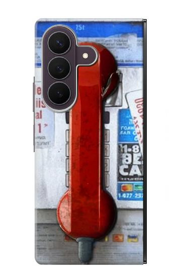 S3925 Collage Vintage Pay Phone Case For Samsung Galaxy Z Fold 8 Ultra