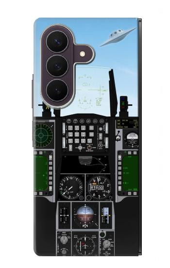 S3933 Fighter Aircraft UFO Case For Samsung Galaxy Z Fold 8 Ultra