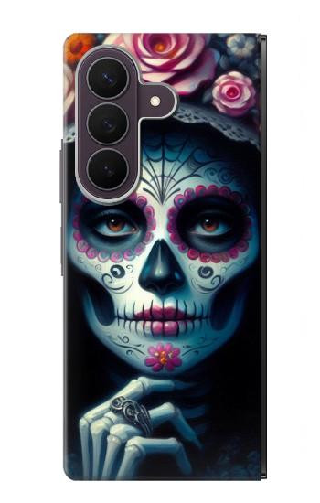 S3990 Girl Skull Steam Punk Gothic Case For Samsung Galaxy Z Fold 8 Ultra