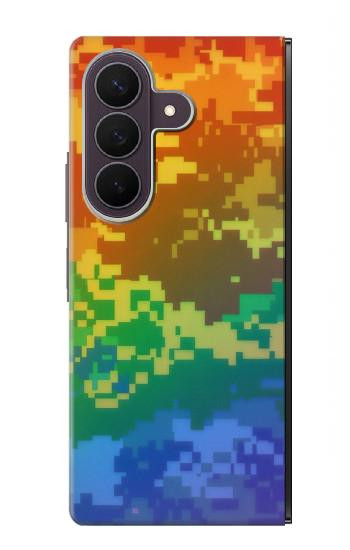 S4047 LGBTQ Camouflage Case For Samsung Galaxy Z Fold 8 Ultra