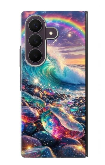 S4084 Rainbow Ocean Wave Fantasy Case For Samsung Galaxy Z Fold 8 Ultra