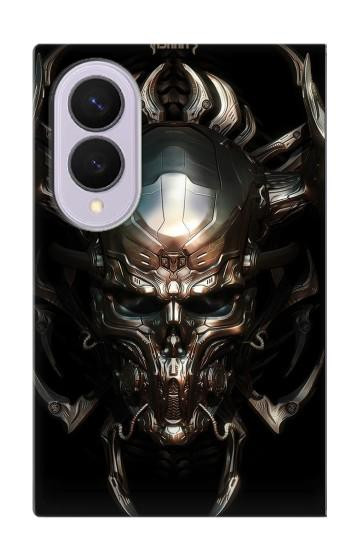 S1027 Hardcore Metal Skull Case For Samsung Galaxy Z Fold 8