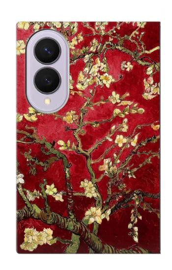 S2414 Red Blossoming Almond Tree Van Gogh Case For Samsung Galaxy Z Fold 8