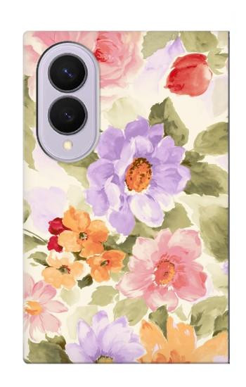 S3035 Sweet Flower Painting Case For Samsung Galaxy Z Fold 8