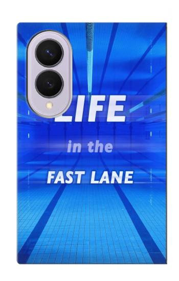 S3136 Life in the Fast Lane Swimming Pool Case For Samsung Galaxy Z Fold 8
