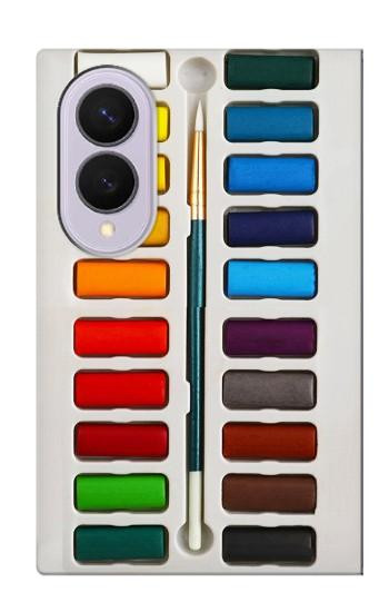 S3243 Watercolor Paint Set Case For Samsung Galaxy Z Fold 8
