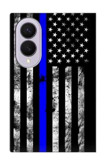 S3244 Thin Blue Line USA Case For Samsung Galaxy Z Fold 8