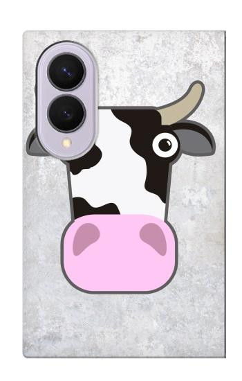 S3257 Cow Cartoon Case For Samsung Galaxy Z Fold 8
