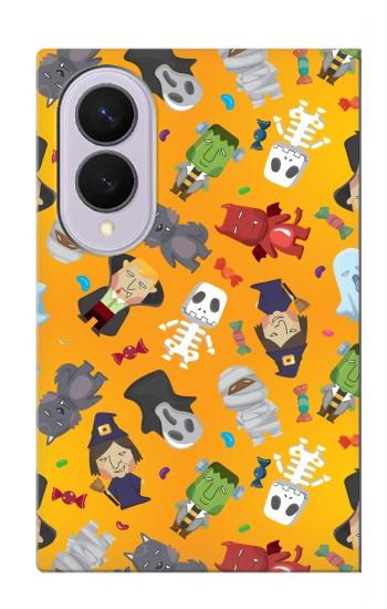 S3275 Cute Halloween Cartoon Pattern Case For Samsung Galaxy Z Fold 8