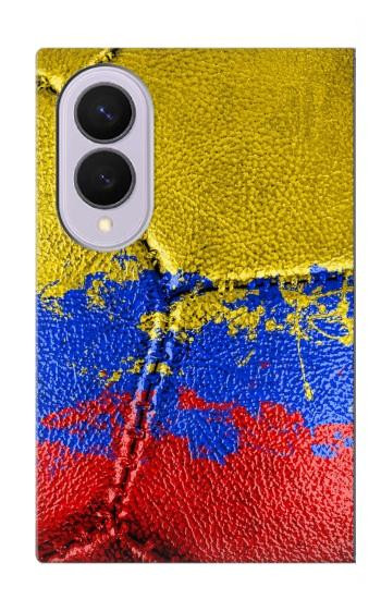 S3306 Colombia Flag Vintage Football Graphic Case For Samsung Galaxy Z Fold 8