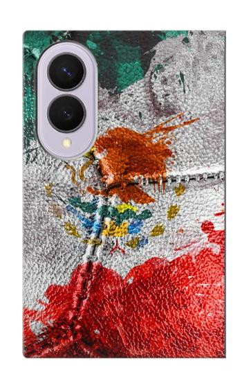 S3314 Mexico Flag Vinatage Football Graphic Case For Samsung Galaxy Z Fold 8