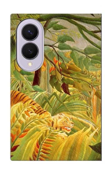 S3344 Henri Rousseau Tiger in a Tropical Storm Case For Samsung Galaxy Z Fold 8