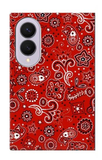 S3354 Red Classic Bandana Case For Samsung Galaxy Z Fold 8