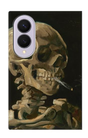 S3358 Vincent Van Gogh Skeleton Cigarette Case For Samsung Galaxy Z Fold 8