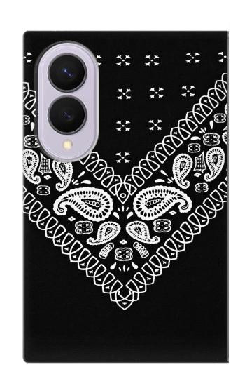 S3363 Bandana Black Pattern Case For Samsung Galaxy Z Fold 8