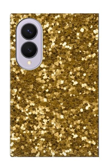 S3388 Gold Glitter Graphic Print Case For Samsung Galaxy Z Fold 8
