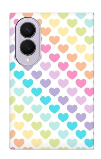 S3499 Colorful Heart Pattern Case For Samsung Galaxy Z Fold 8