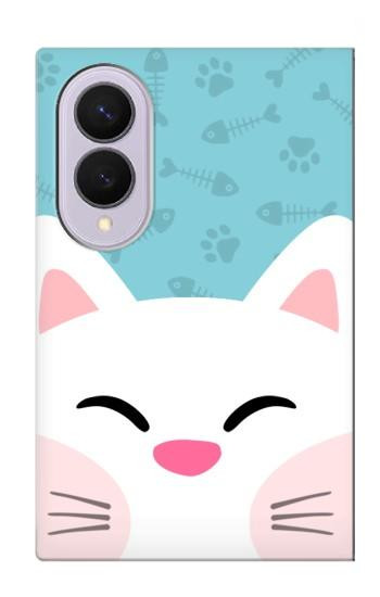 S3542 Cute Cat Cartoon Case For Samsung Galaxy Z Fold 8