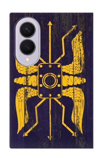 S3546 Roman Shield Blue Case For Samsung Galaxy Z Fold 8