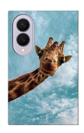 S3680 Cute Smile Giraffe Case For Samsung Galaxy Z Fold 8