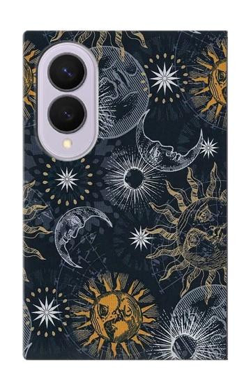 S3702 Moon and Sun Case For Samsung Galaxy Z Fold 8