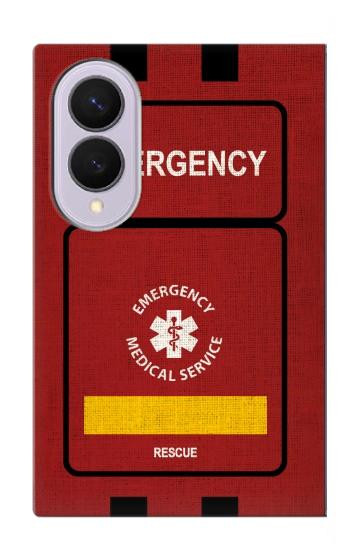 S3957 Emergency Medical Service Case For Samsung Galaxy Z Fold 8