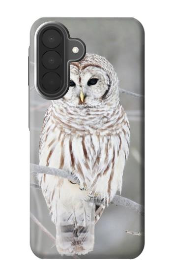 S1566 Snowy Owl White Owl Case For Samsung Galaxy A27
