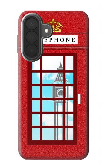 S2059 England British Telephone Box Minimalist Case For Samsung Galaxy A27