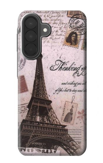 S2211 Paris Postcard Eiffel Tower Case For Samsung Galaxy A27